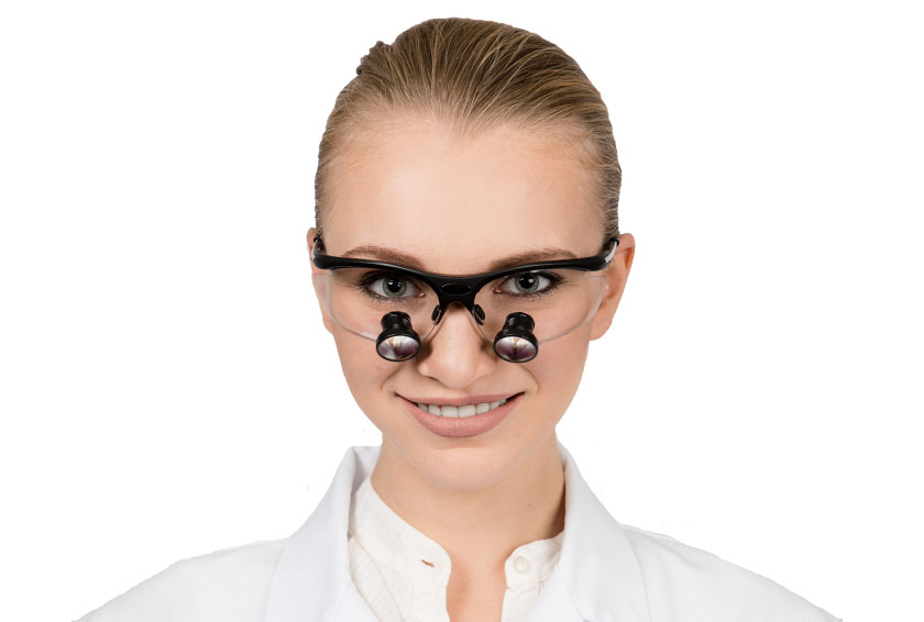 Super Light Micro Dental Surgical TTL Loupes 2.5x