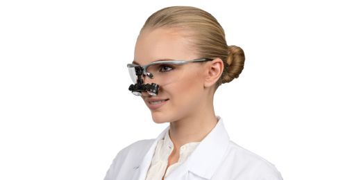 Ultra Micro Flip-Up Loupes 2.5x | 50% Larger Vision Depth and Viewing Field | Super Light Weight