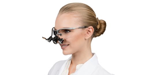 Ultra Micro Flip-Up Loupes 3.5x | 50% Larger Vision Depth and Viewing Field | Super Light Weight