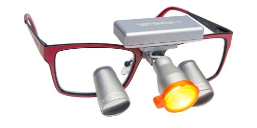 Expanded Field Dental Surgical TTL Loupes and Headlight  2.5x