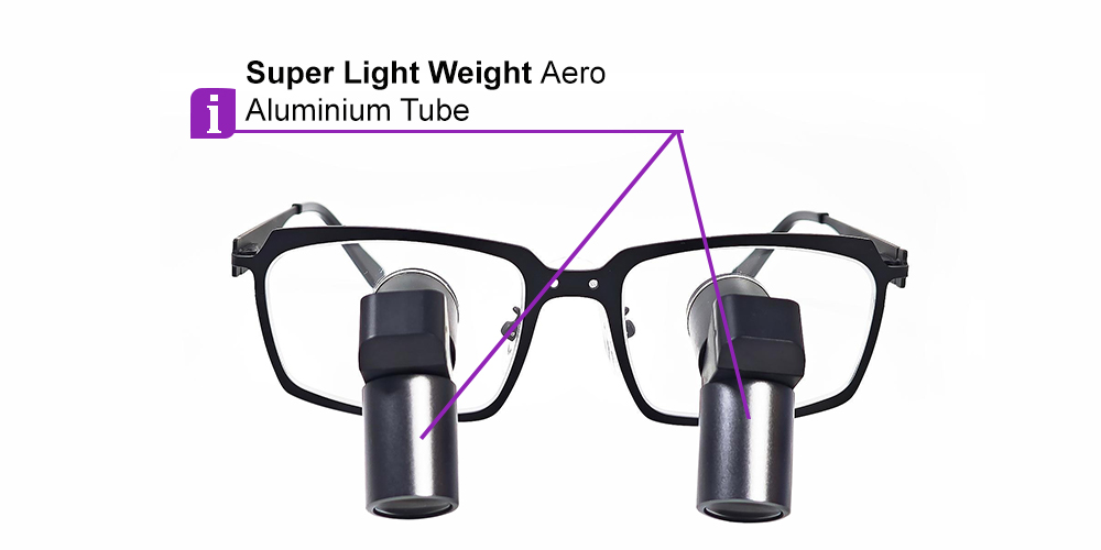 ErgoFusion Prismatic Dental Surgical Loupes  TTL 3.5x