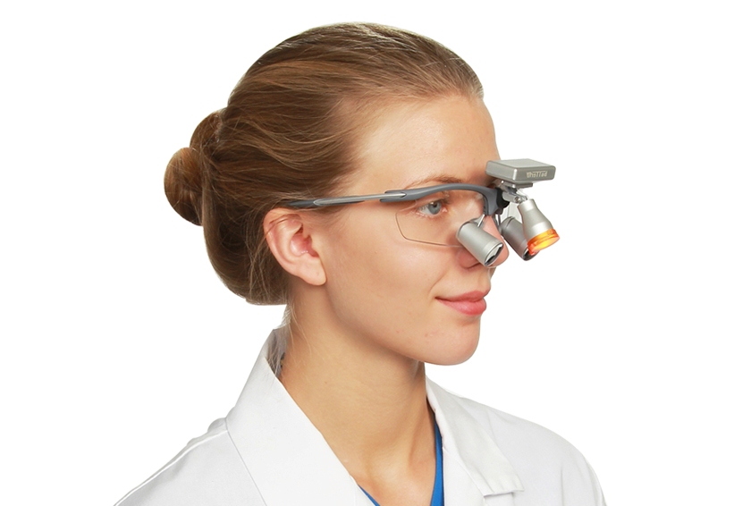 Expanded Field Dental Surgical TTL Loupes and Headlight  3.0x
