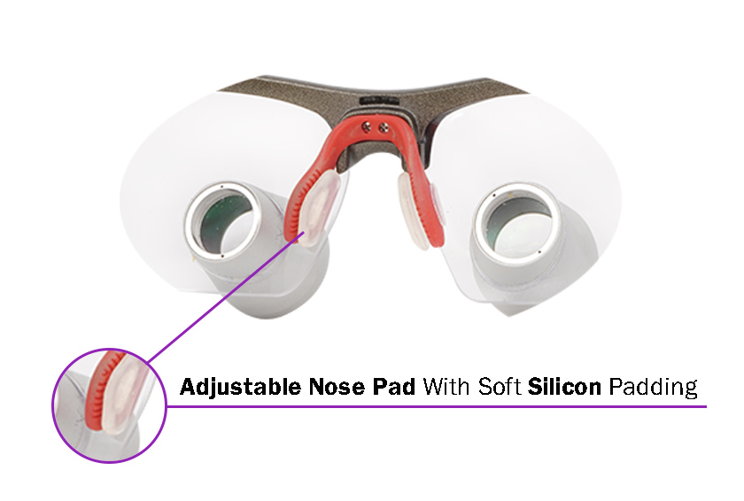 Expanded Field Dental Surgical TTL Loupes Fusion 2.5x