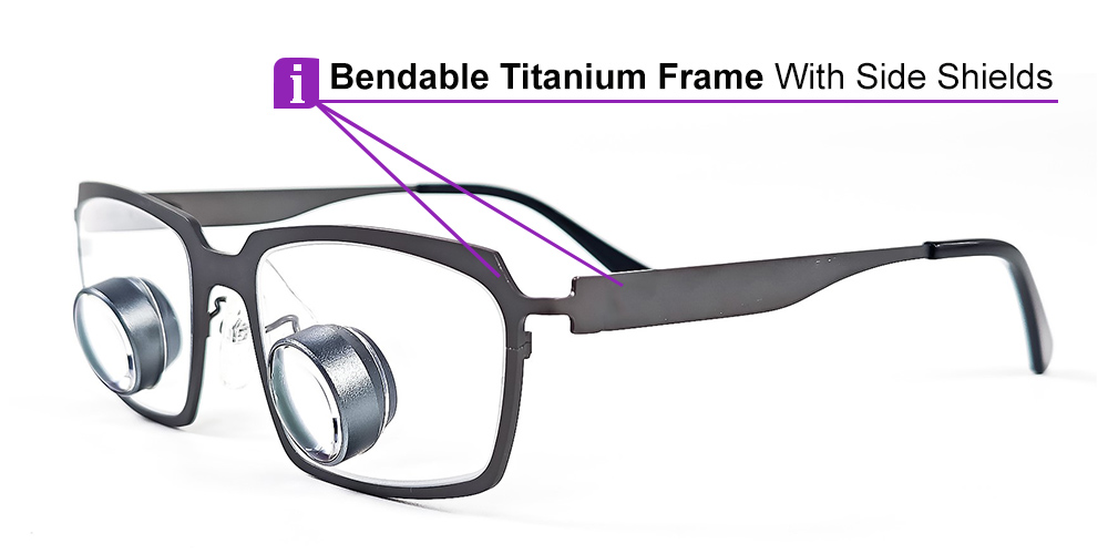 Ultra View Mini Dental Surgical TTL Loupes 2.5x | Super Light | Large Field