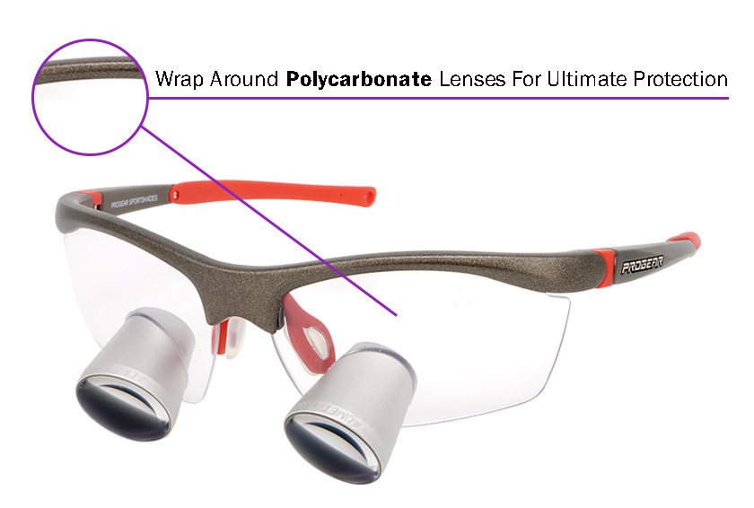 Expanded Field Dental Surgical TTL Loupes Fusion 2.5x