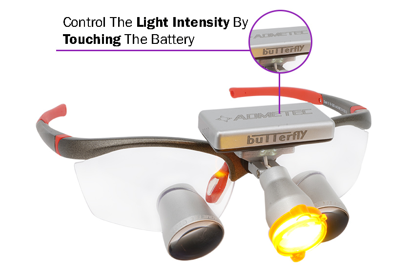 Expanded Field Dental Surgical TTL Loupes and Headlight  3.0x