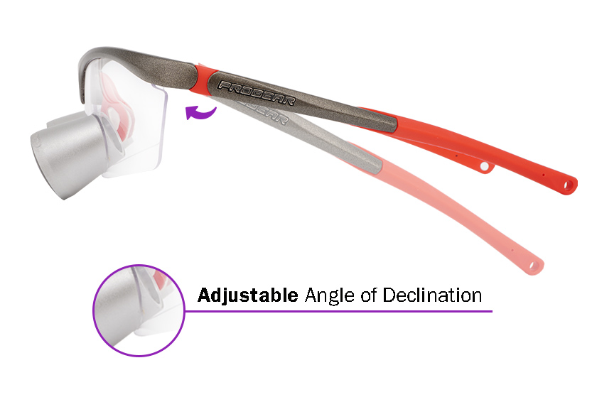 Expanded Field Dental Surgical TTL Loupes Fusion 2.5x