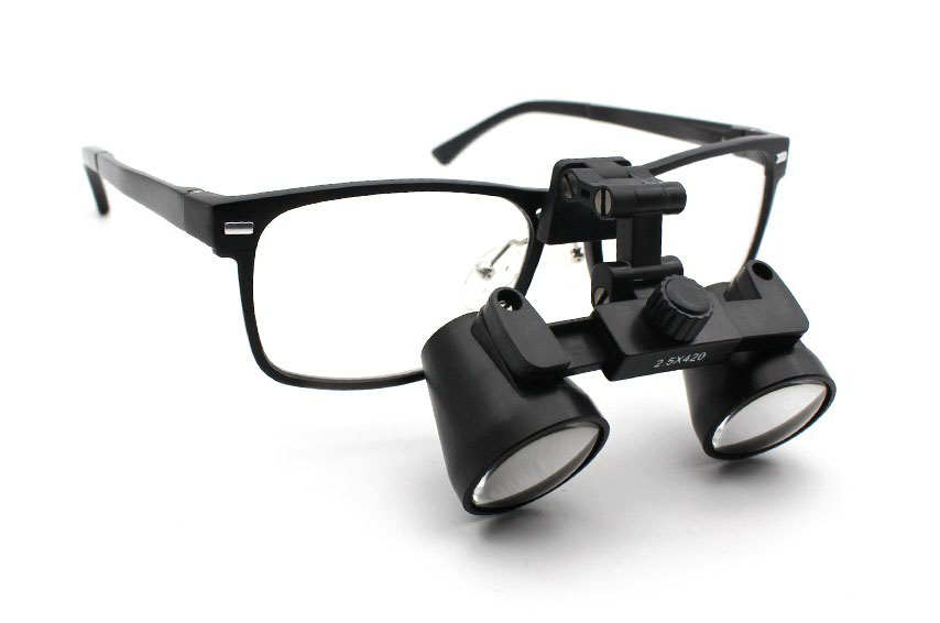 Dental Loupes Titanium Flip-Up 3.0x