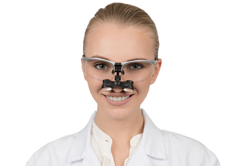 Ultra Micro Flip-Up Loupes 3.5x | 50% Larger Vision Depth and Viewing Field | Super Light Weight