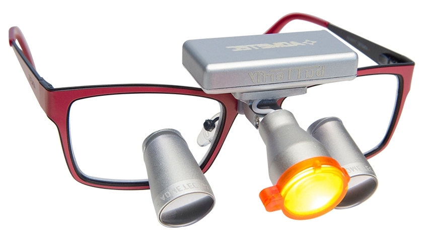 Expanded Field Dental Surgical TTL Loupes and Headlight  2.5x