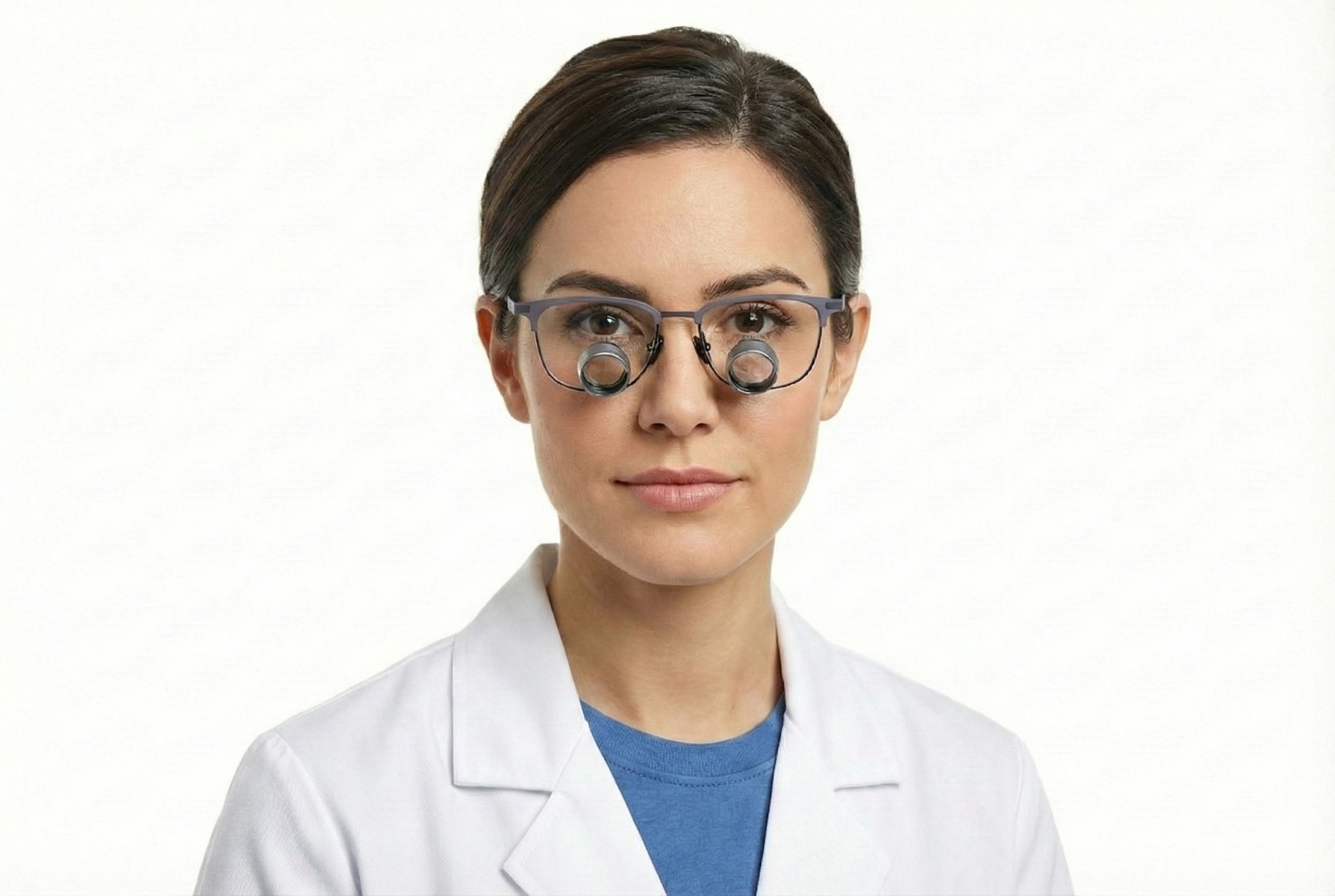 Ultra View Mini Dental Surgical TTL Loupes 2.5x | Super Light | Large Field