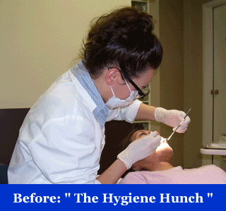 poslture before using loupes